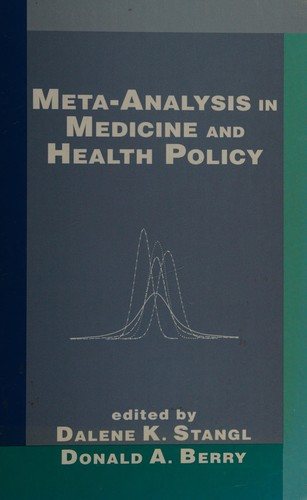 Couverture : Meta-analysis in medicine and health policy