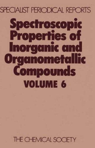 Couverture : Spectroscopic Properties of Inorganic and Organometallic Compounds (Specialist Periodical Reports)