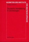 Couverture : Deutsche Wortbildung in Grundzügen