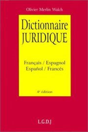 Couverture : Dictionnaire juridique