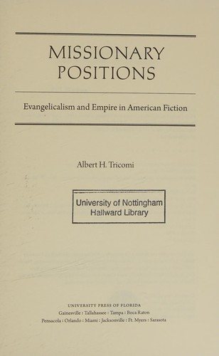 Couverture : Missionary positions