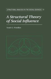 Couverture : A structural theory of social influence