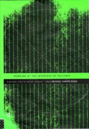Couverture : Working at the interface of cultures