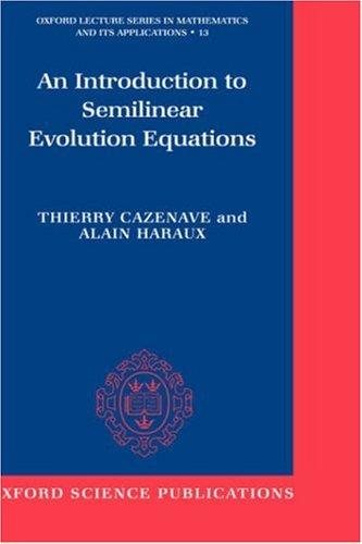 Couverture : An introduction to semilinear evolution equations