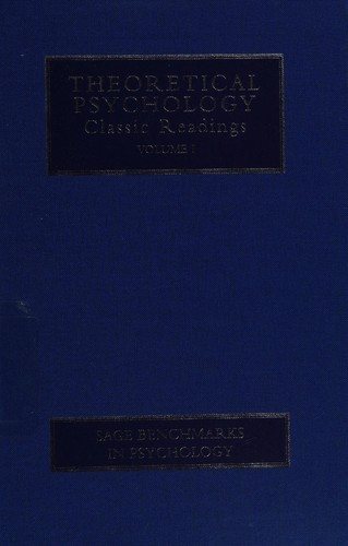 Couverture : Theoretical psychology