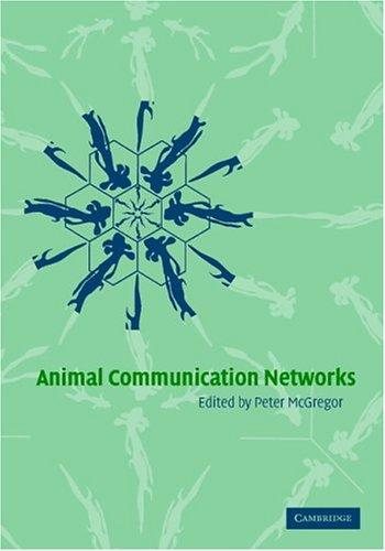 Couverture : ANIMAL COMMUNICATION NETWORKS; ED. BY P.K. MCGREGOR.
