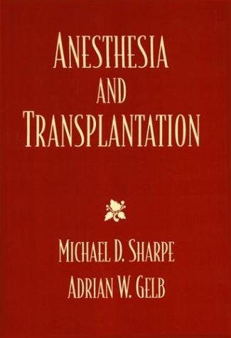 Couverture : Anesthesia and transplantation