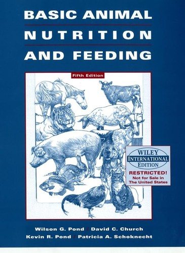 Couverture : Wie Basic Animal Nutrition and Feeding, 5th Editio N, International Edition