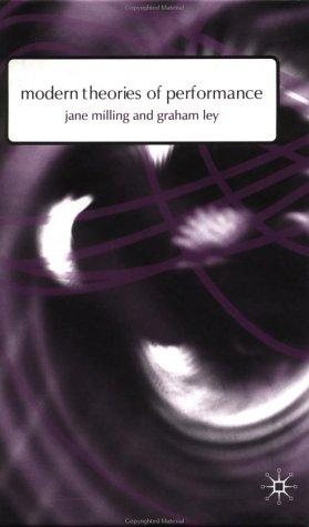 Couverture : modern theories of performance: from stanivslaski to boal