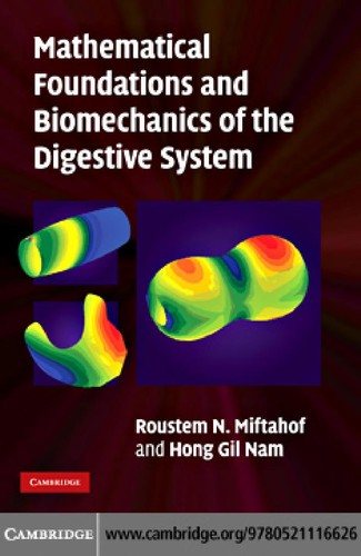 Couverture : Mathematical foundations and biomechanics of the digestive system