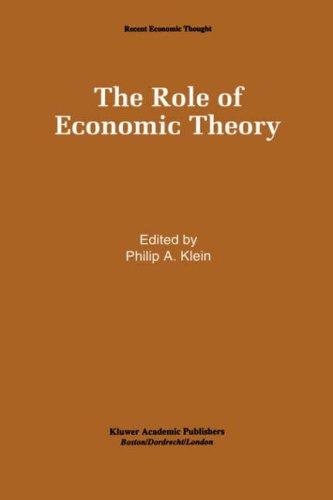 Couverture : The Role of economic theory