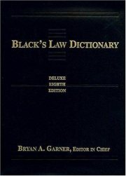 Couverture : Black's law dictionary