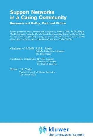 Couverture : Support networks in a caring community