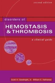 Couverture : Disorders of hemostasis and thrombosis