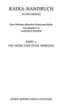 Couverture : Kafka-Handbuch ...