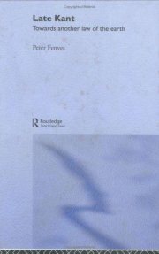 Couverture : Late Kant
