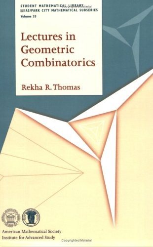 Couverture : Lectures in geometric combinatorics