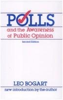 Couverture : Polls and the awareness of public opinion
