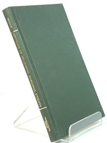 Couverture : New methods of measuring marginal utility