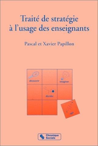 Couverture : Traité de stratégie à l'usage des enseignants