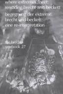 Couverture : The Brecht Yearbook / Das Brecht-Jahrbuch, Volume 27:  Where Extremes Meet