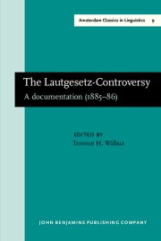 Couverture : Lautgesetz-Controversy