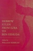 Couverture : Hebrew study from Ezra to Ben-Yehuda