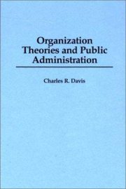 Couverture : Organization theories and public administration