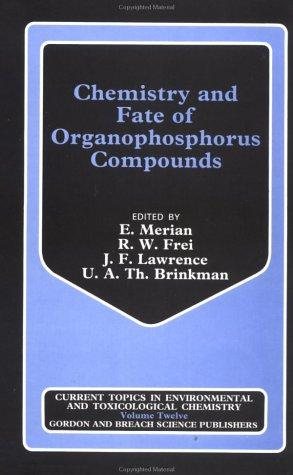 Couverture : Chemistry and fate of organophosphorus compounds