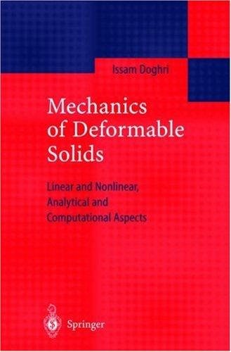 Couverture : Mechanics of Deformable Solids