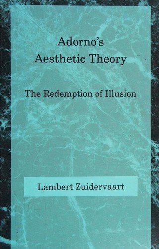 Couverture : Adorno's Aesthetic theory