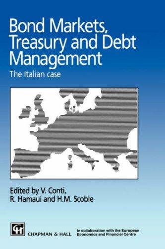 Couverture : Bond Markets, Treasury and Debt Management - The Italian case