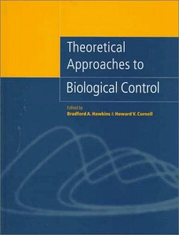 Couverture : Theoretical approaches to biological control
