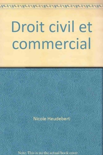 Couverture : Droit civil et commercial