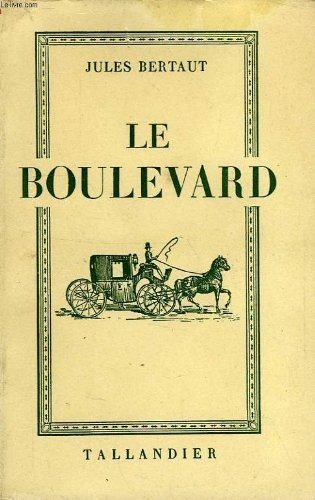 Couverture : Le boulevard