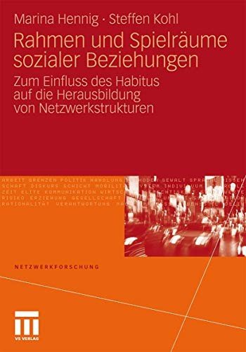 Couverture : Rahmen und Spielräume sozialer Beziehungen