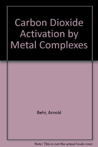 Couverture : Carbon Dioxide Activation by Metal Complexes