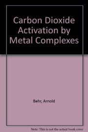 Couverture : Carbon Dioxide Activation by Metal Complexes