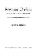 Couverture : Romantic Orpheus
