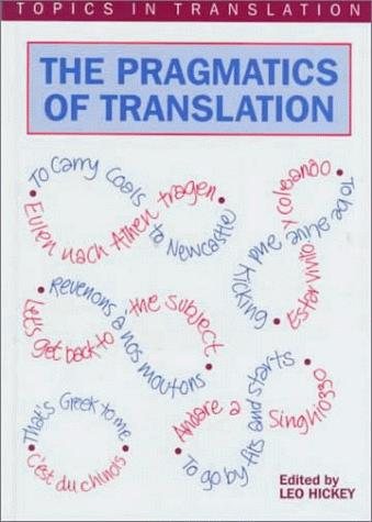 Couverture : The pragmatics of translation
