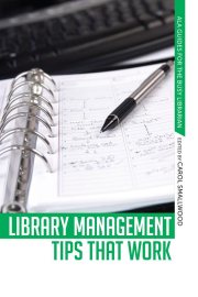 Couverture : Library management tips that work