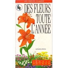 Couverture : Des fleurs toute l'annee