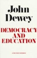 Couverture : Democracy and Education