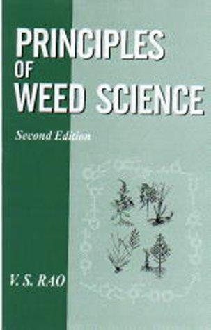 Couverture : Principles of Weed Science