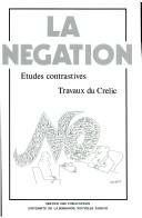 Couverture : La Négation