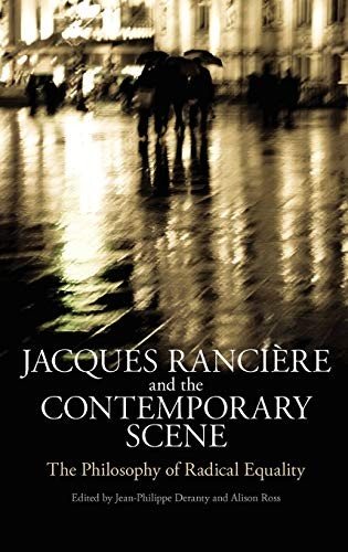 Couverture : Jacques Ranciere and the Contemporary Scene