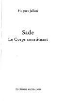 Couverture : Sade