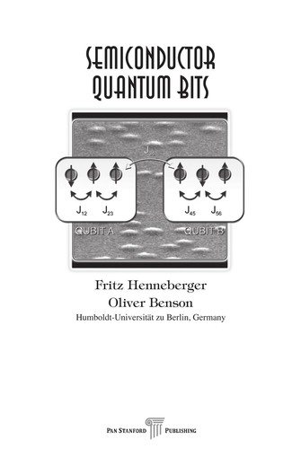 Couverture : Semiconductor quantum bits
