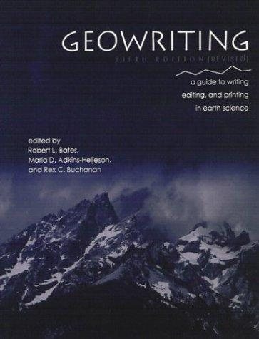 Couverture : Geowriting