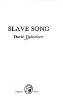 Couverture : Slave song